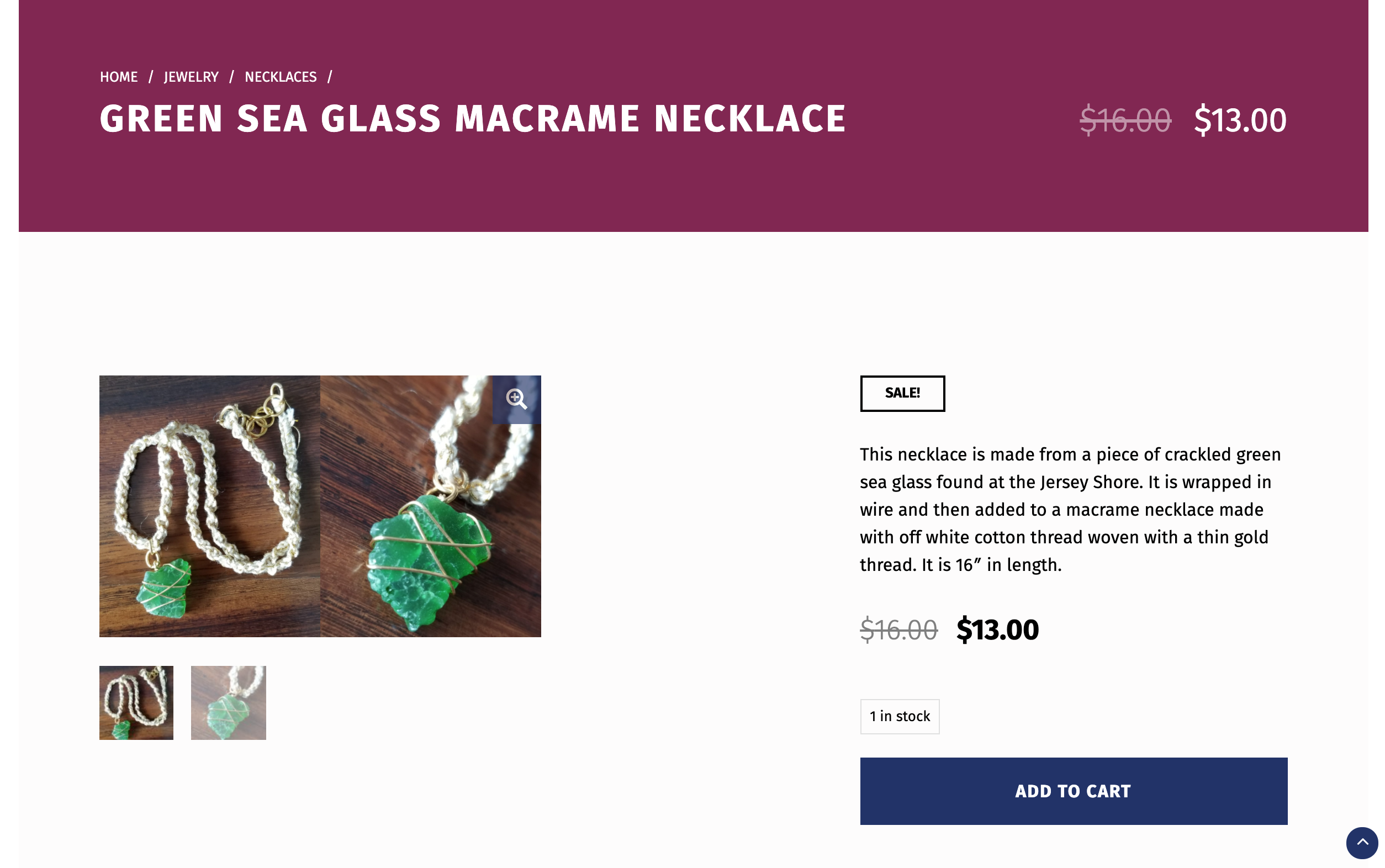 Kim's Creations product page